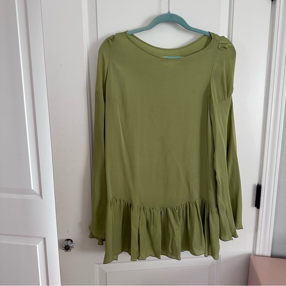 Stone Cold Fox Green long sleeve mini dress - Picture 5 of 5